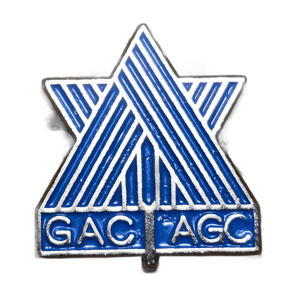 Government of Alberta General Administration Committee Enamel Lapel Hat Pin G8